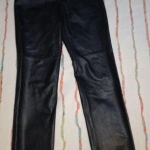 Black Leather Pants